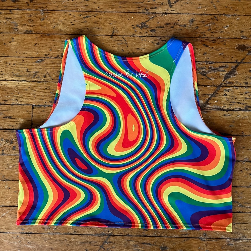 Freedom ravewear crop top